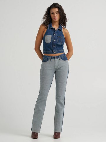 Women's Reversed Denim Bootcut Jean