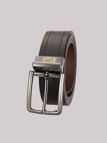 Men's Logo Stamped Reversible Belt
