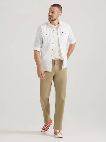 Men's Extreme Motion MVP Straight Fit Flat Front Pant