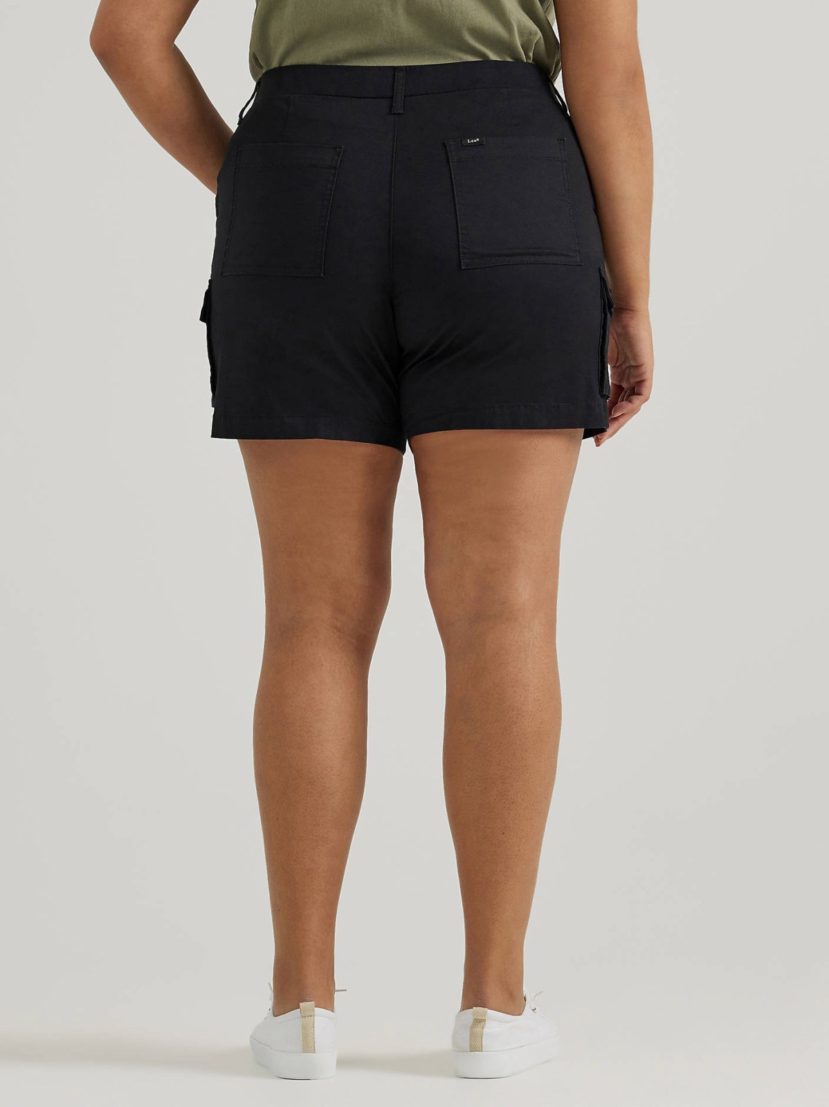 Women's Ultra Lux Comfort with Flex-to-Go Relaxed Fit Cargo Short (Plus) - view 3