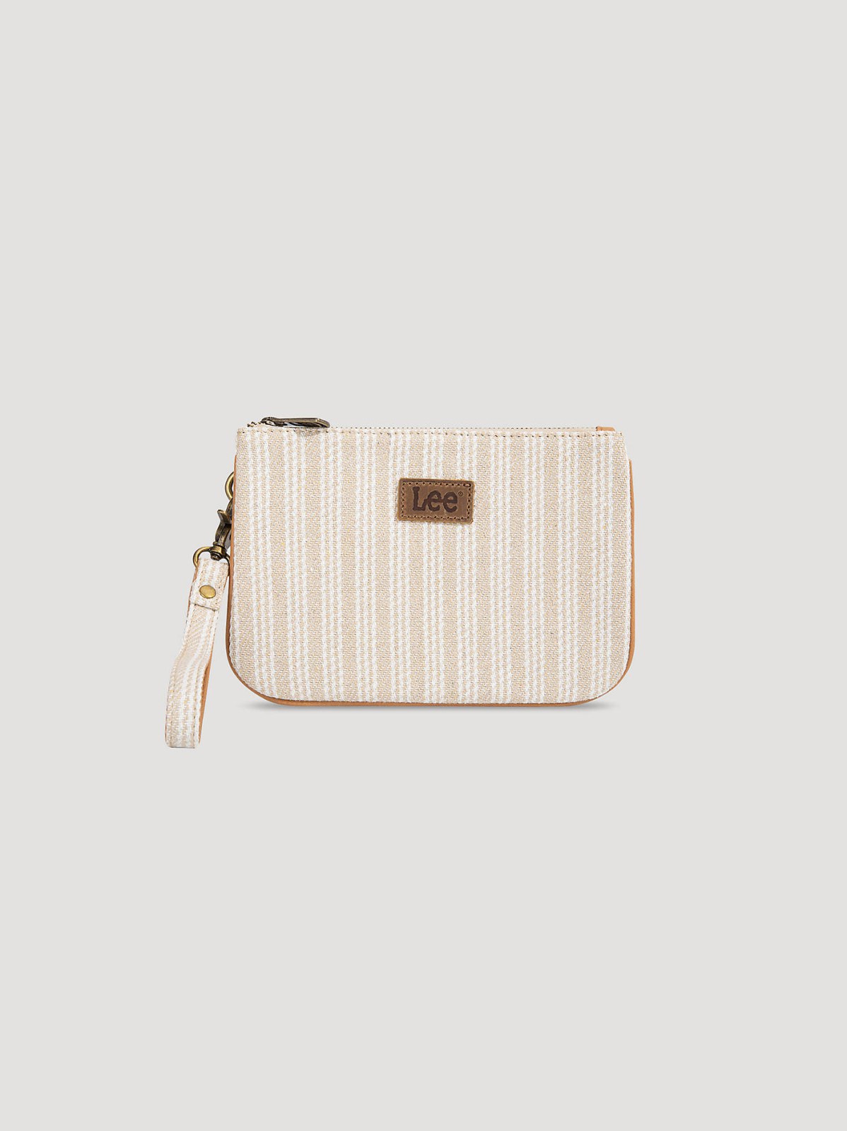 Women's Stripe Logo Wristlet Wallet