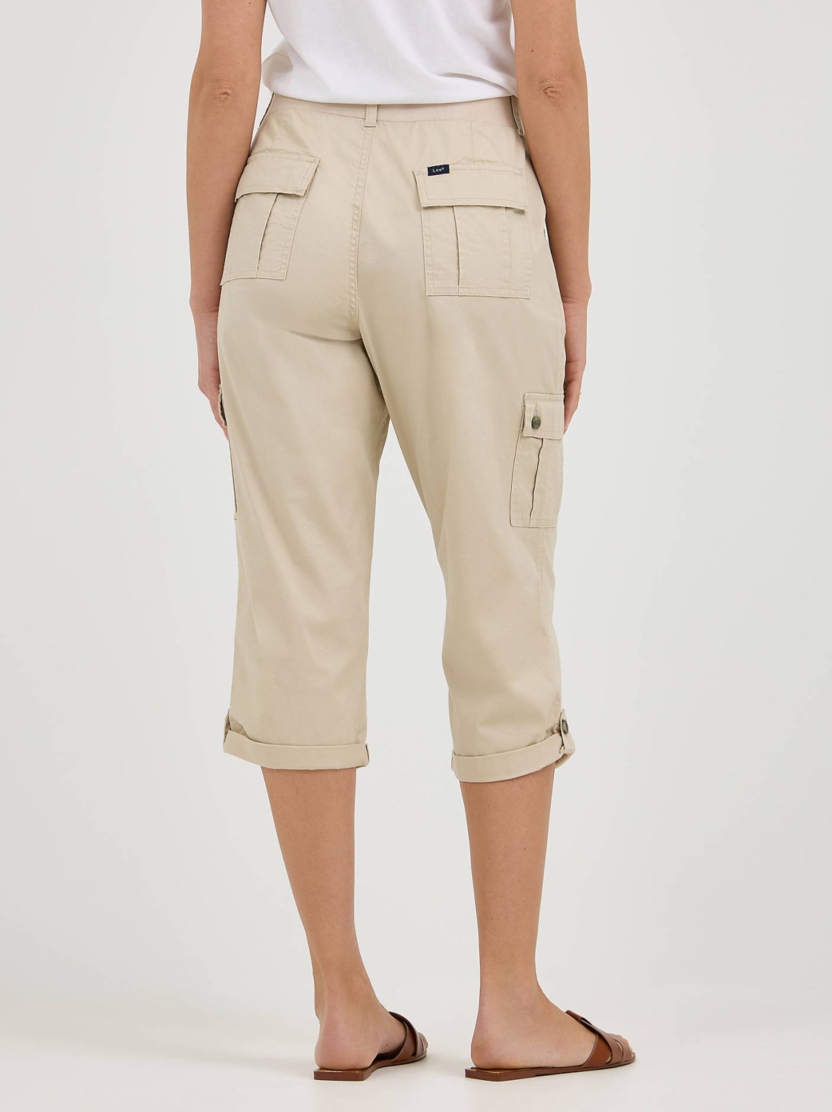 Women's Ultra Lux Comfort with Flex-to-Go Relaxed Fit Cargo Capri - view 3