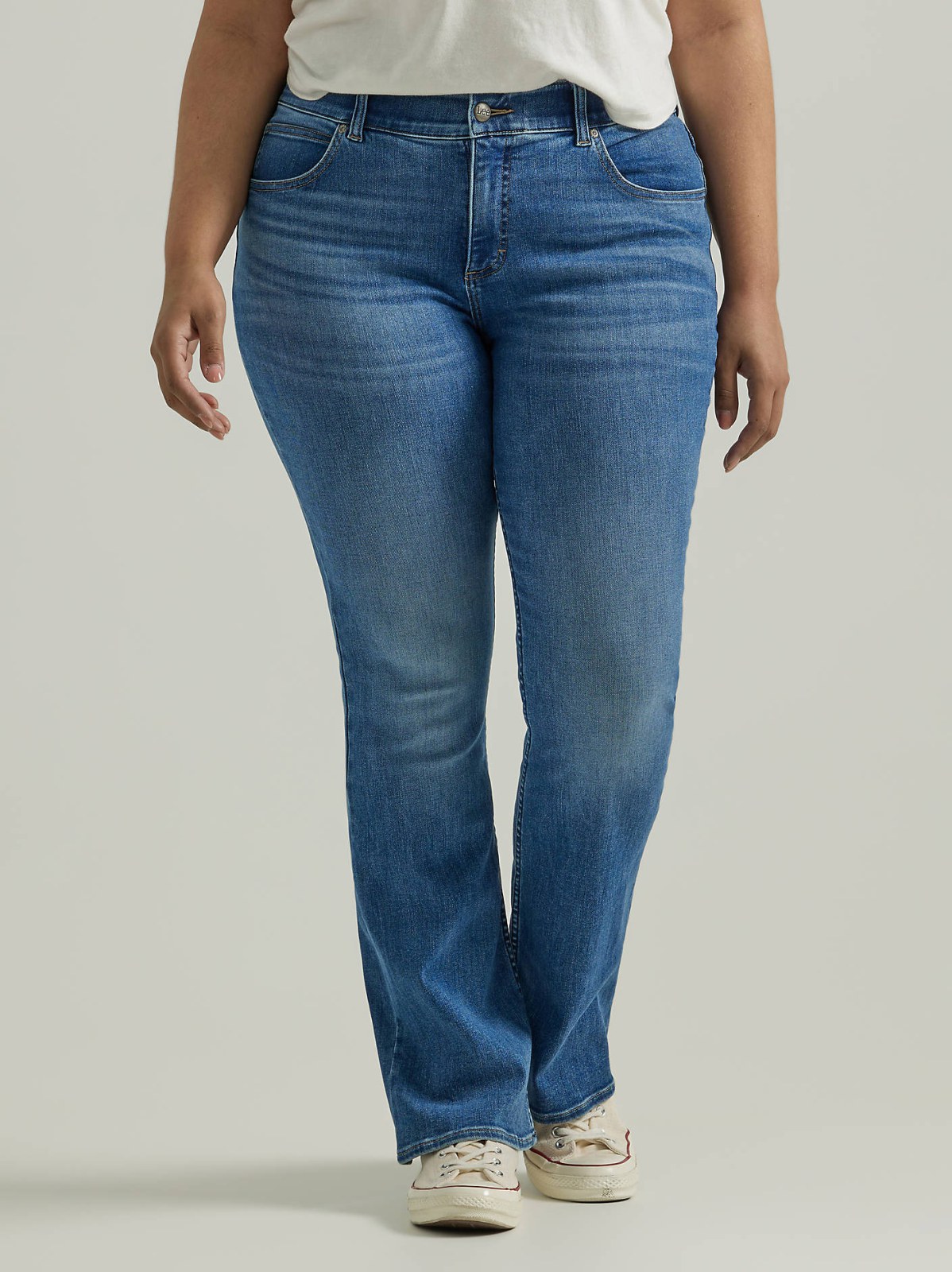 Women's Ultra Lux Comfort with Flex Motion Bootcut Jean (Plus) - view 2