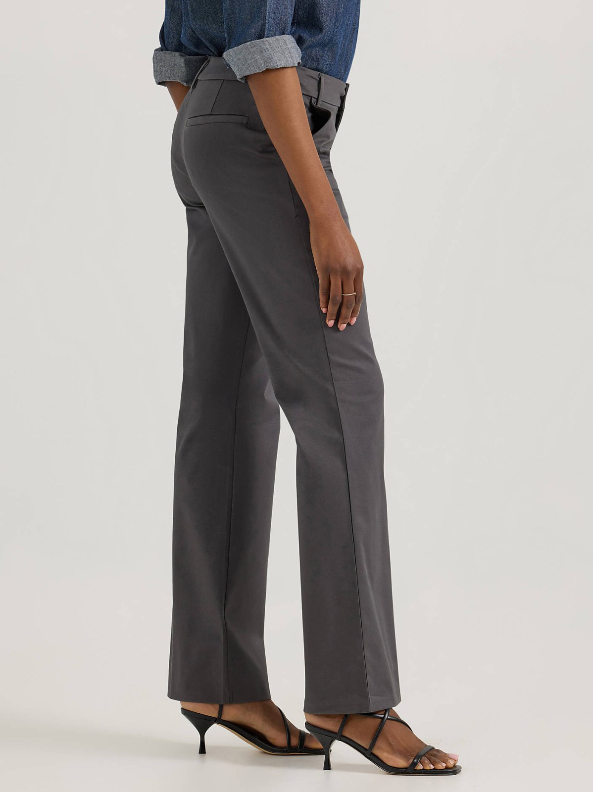 Women's Wrinkle Free Trouser Pant - view 4