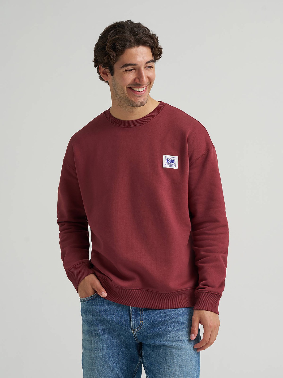 Men's Relaxed Fit Essential Workwear Sweatshirt - view 3