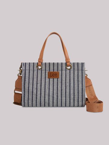 Women's Stripe Logo Handbag