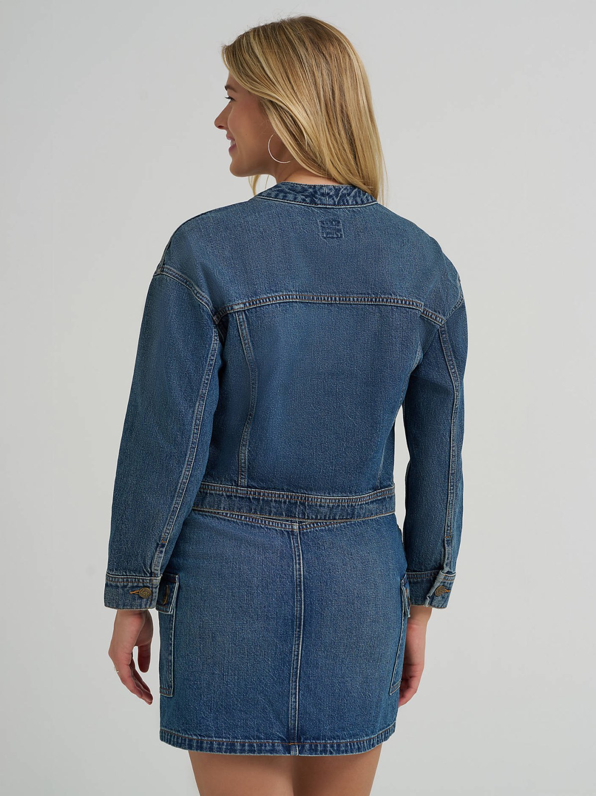 Women's Denim Cardigan Jacket - view 2