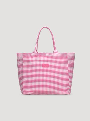 Women's Gingham Tote Bag Women's Gingham Tote Bag