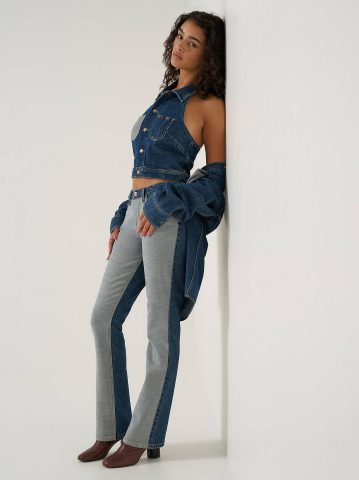 Women's Reversed Denim Bootcut Jean Women's Reversed Denim Bootcut Jean