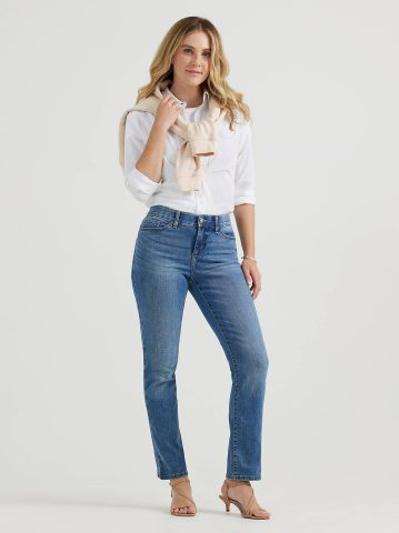 Women's Ultra Lux Comfort with Flex Motion Straight Jean