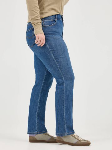 Women’s Stretch Relaxed Fit Straight Leg Jean (Plus)