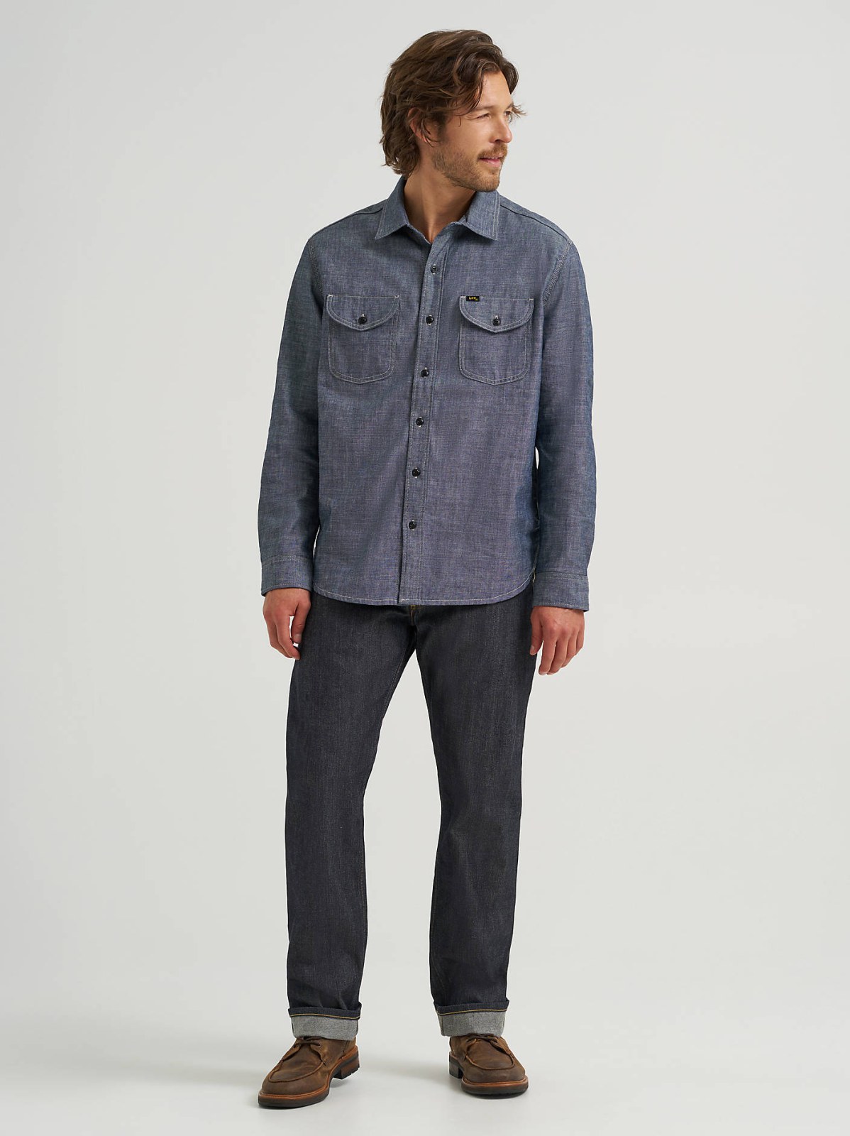 Men's Lee 101 70s Denim Overshirt - view 2