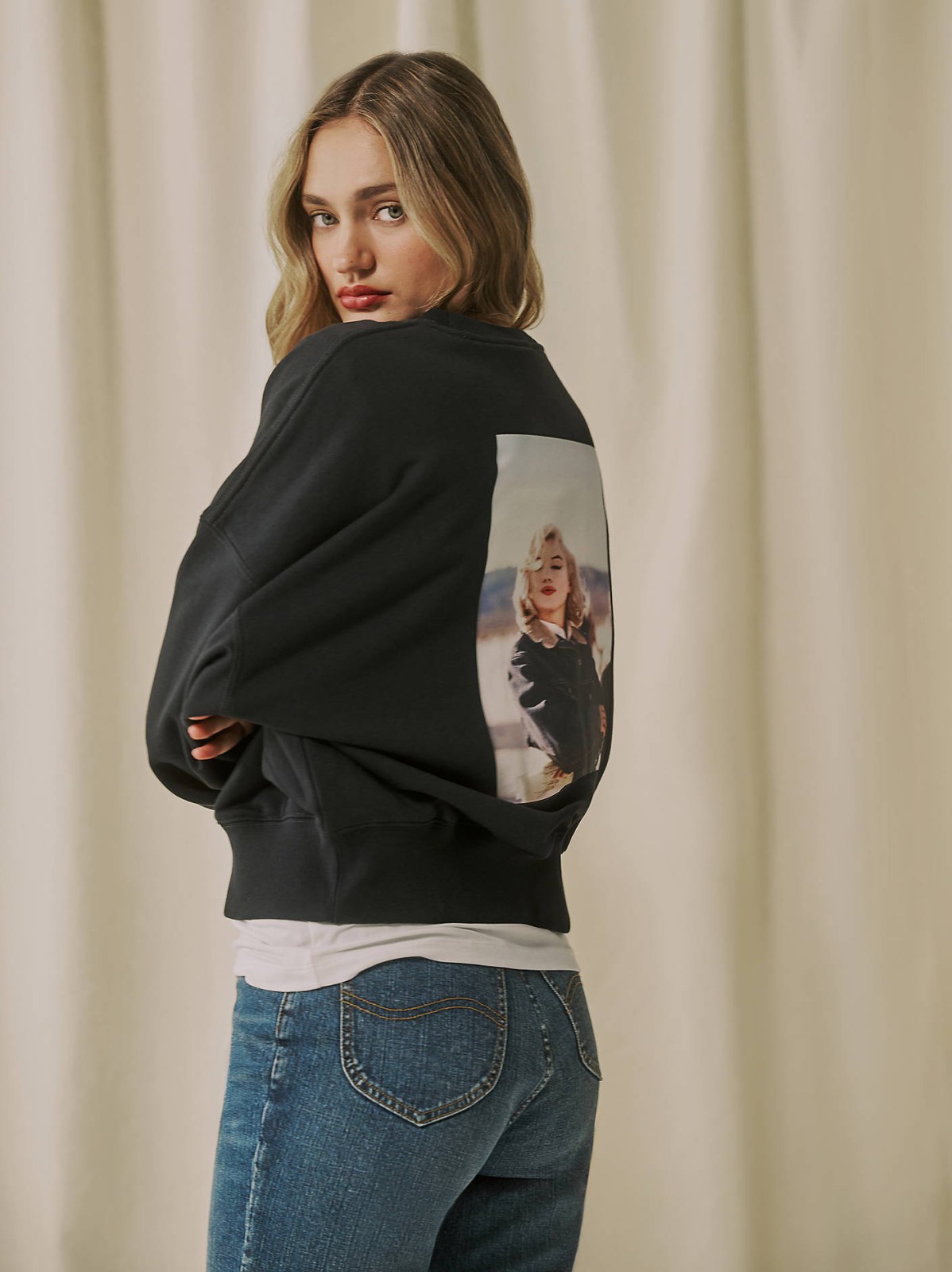 Women's Lee® x Marilyn Monroe Crew Sweatshirt - view 2