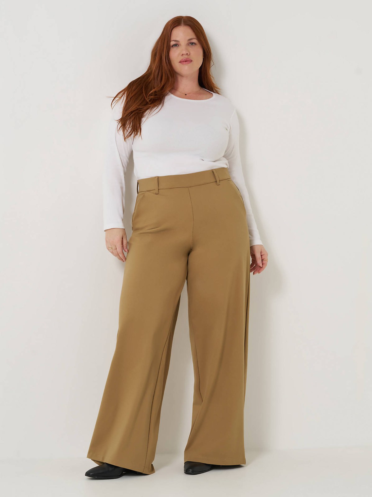 Women's Ultra Lux Comfort Any Wear Wide Leg Pant (Plus) - view 7