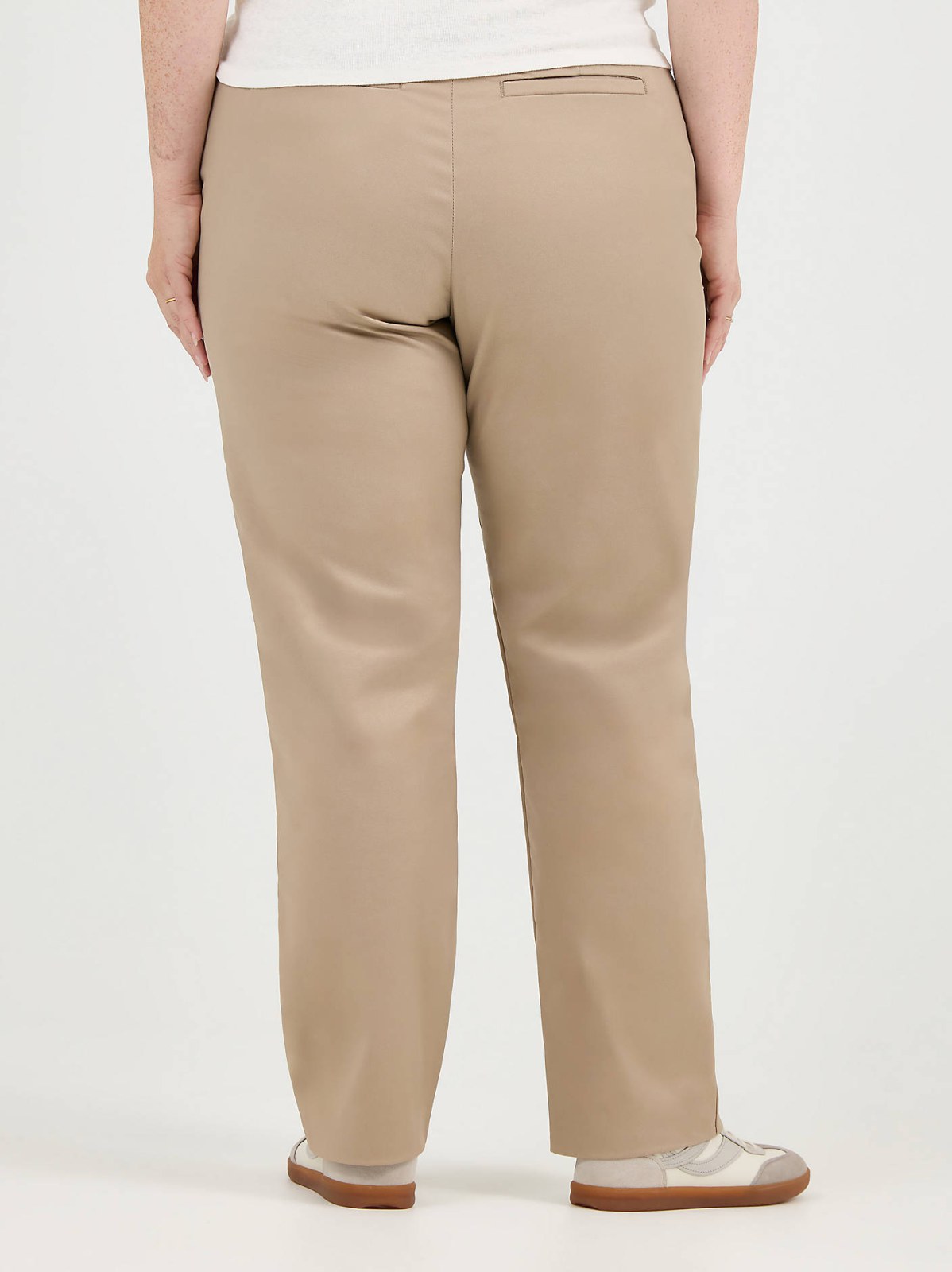Women's Wrinkle Free Relaxed Fit Straight Leg Pant (Plus) - view 3