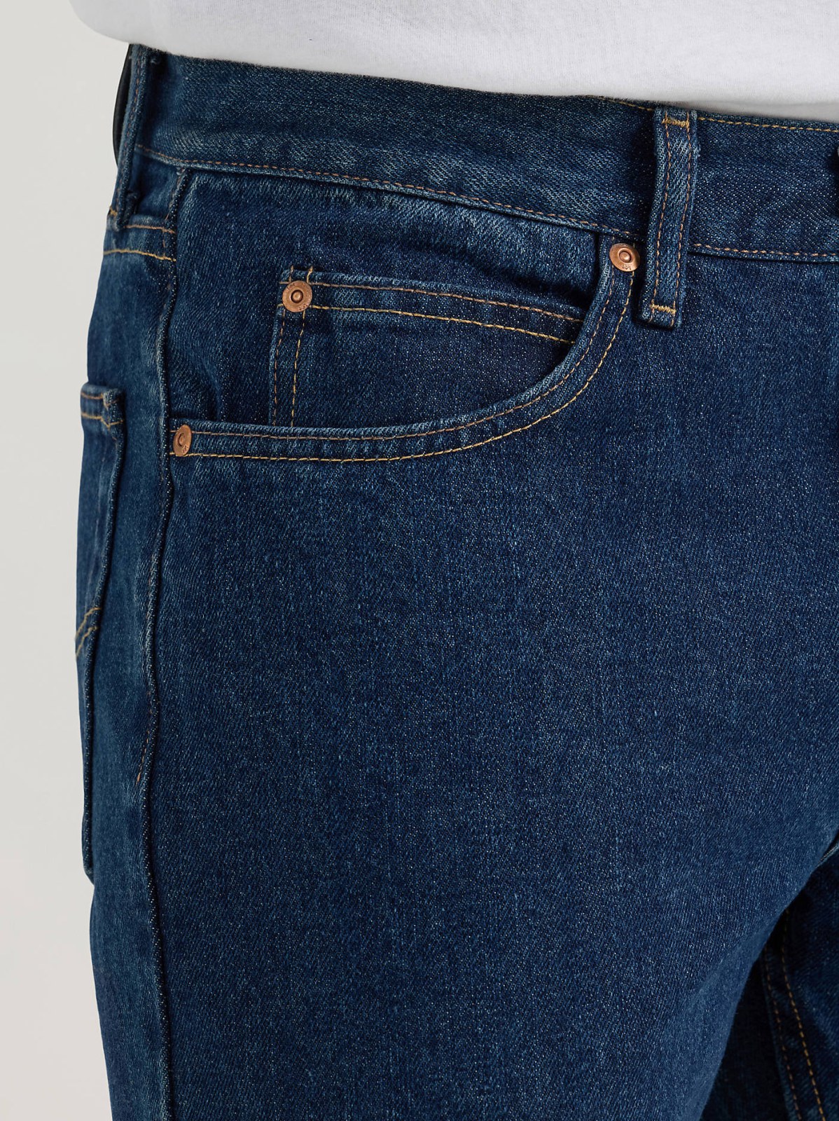 Men's 100% Cotton Regular Fit Straight Leg Heavyweight Jean - view 6