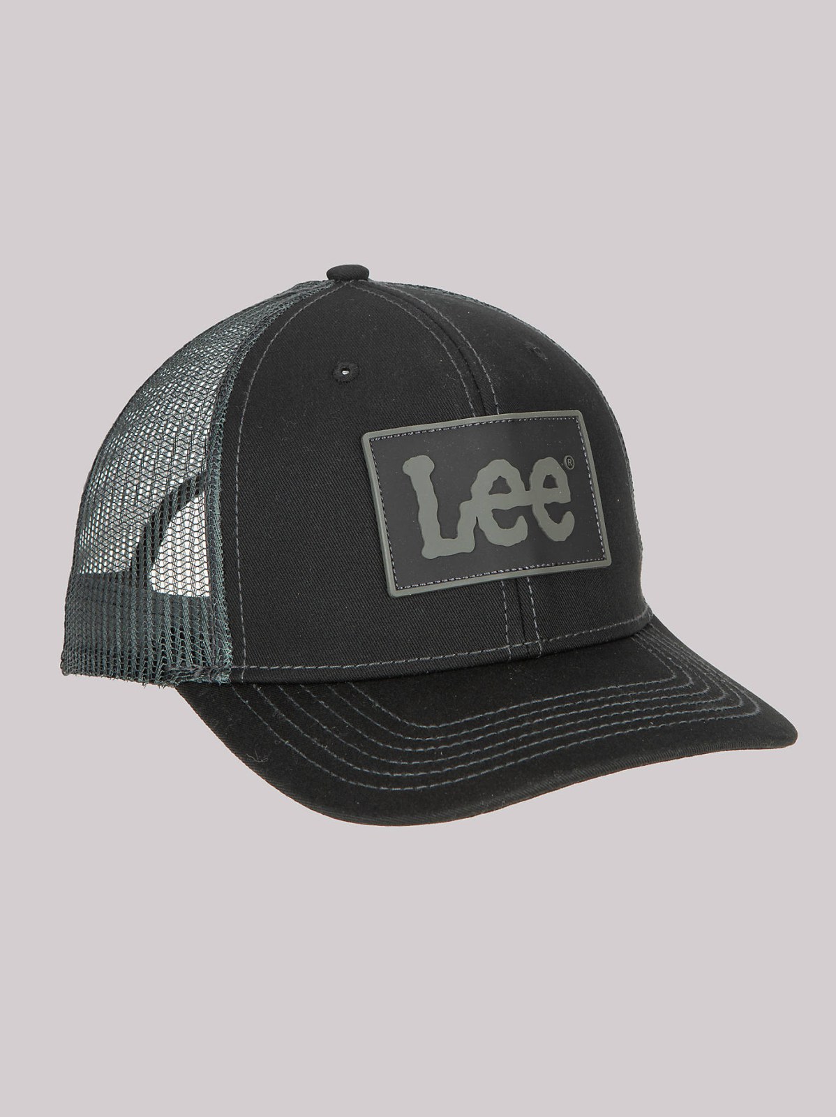 Men's Rubber Logo Patch Trucker Hat - view 2