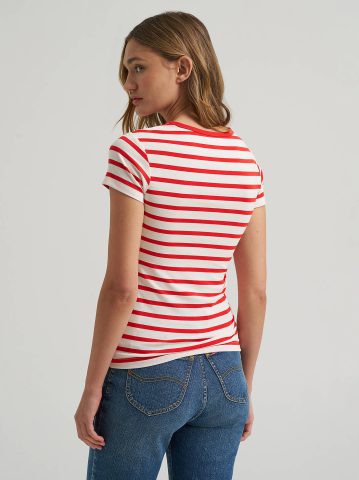 Women's Lee® x Marilyn Monroe Striped Baby Tee