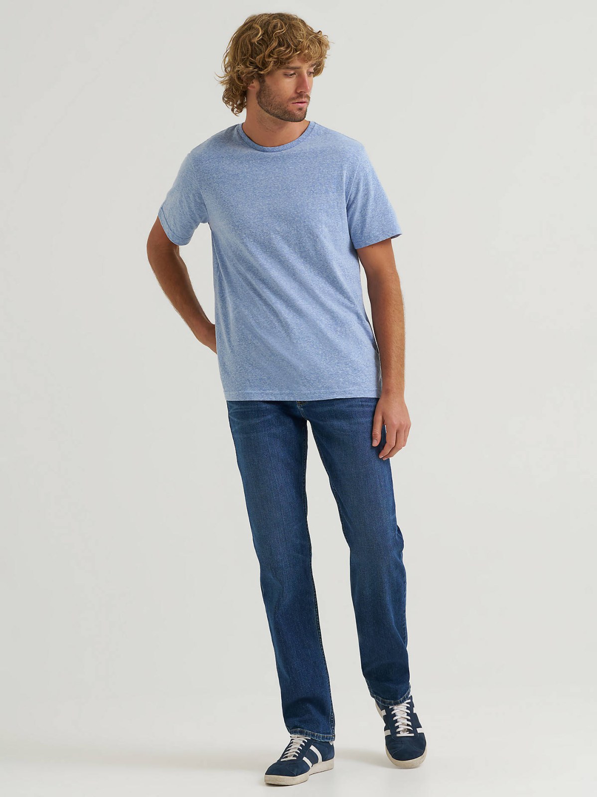 Men's Snow Heather Jersey Crew Tee - view 3