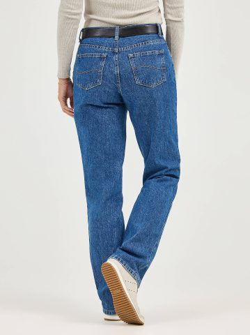 Women’s 100% Cotton Relaxed Fit Straight Leg Jean