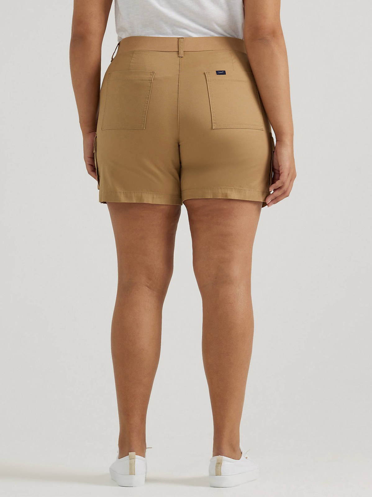 Women's Ultra Lux Comfort with Flex-to-Go Relaxed Fit Cargo Short (Plus) - view 3