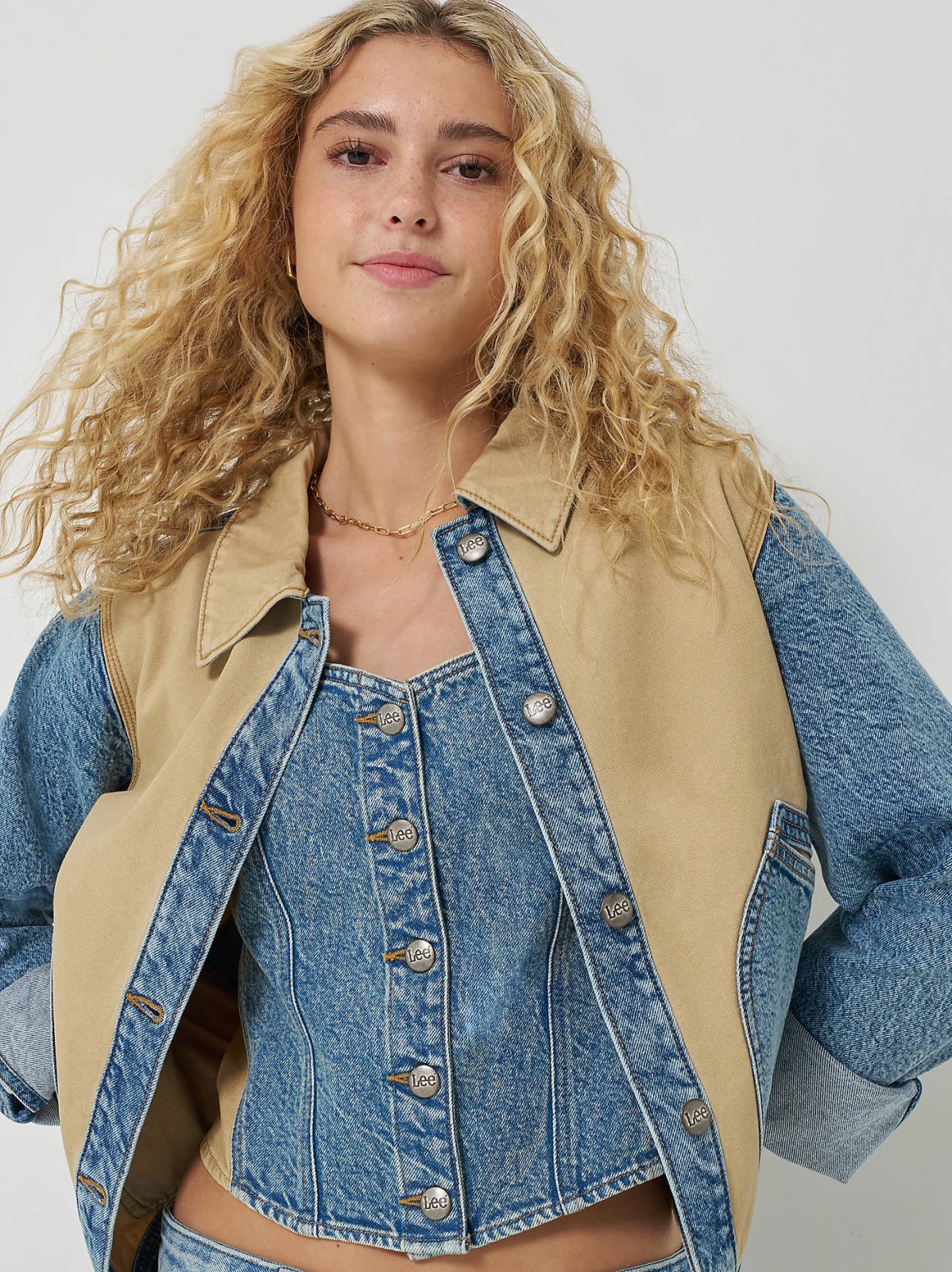 Women's Mixed Media Jacket - view 2