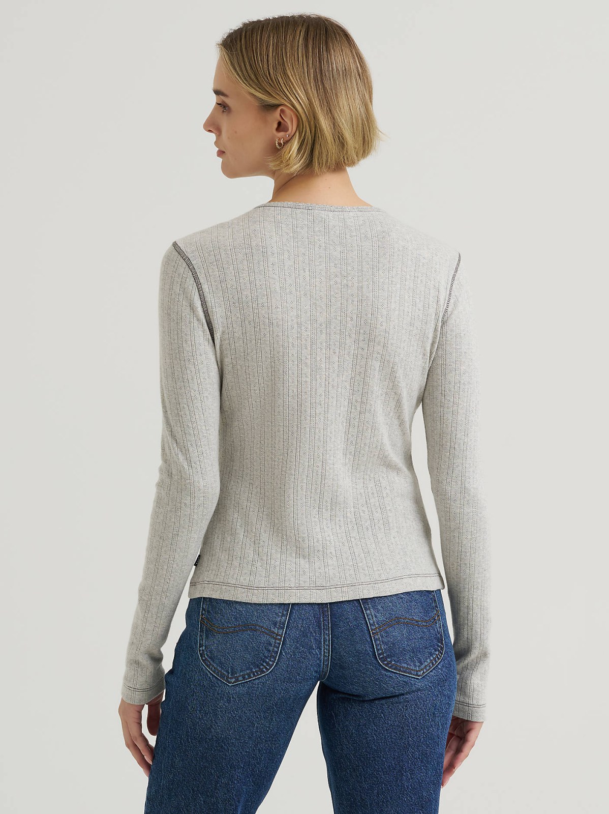 Women's Pointelle Cardigan Sweater - view 3