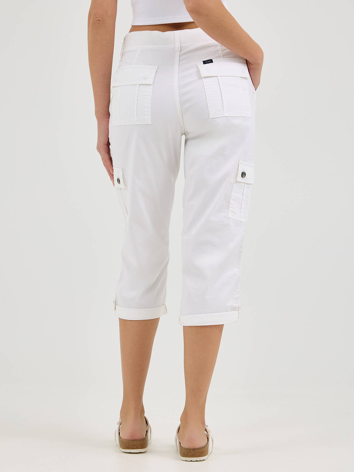 Women's Ultra Lux Comfort with Flex-to-Go Relaxed Fit Cargo Capri - view 3