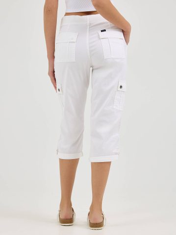 Women's Ultra Lux Comfort with Flex-to-Go Relaxed Fit Cargo Capri