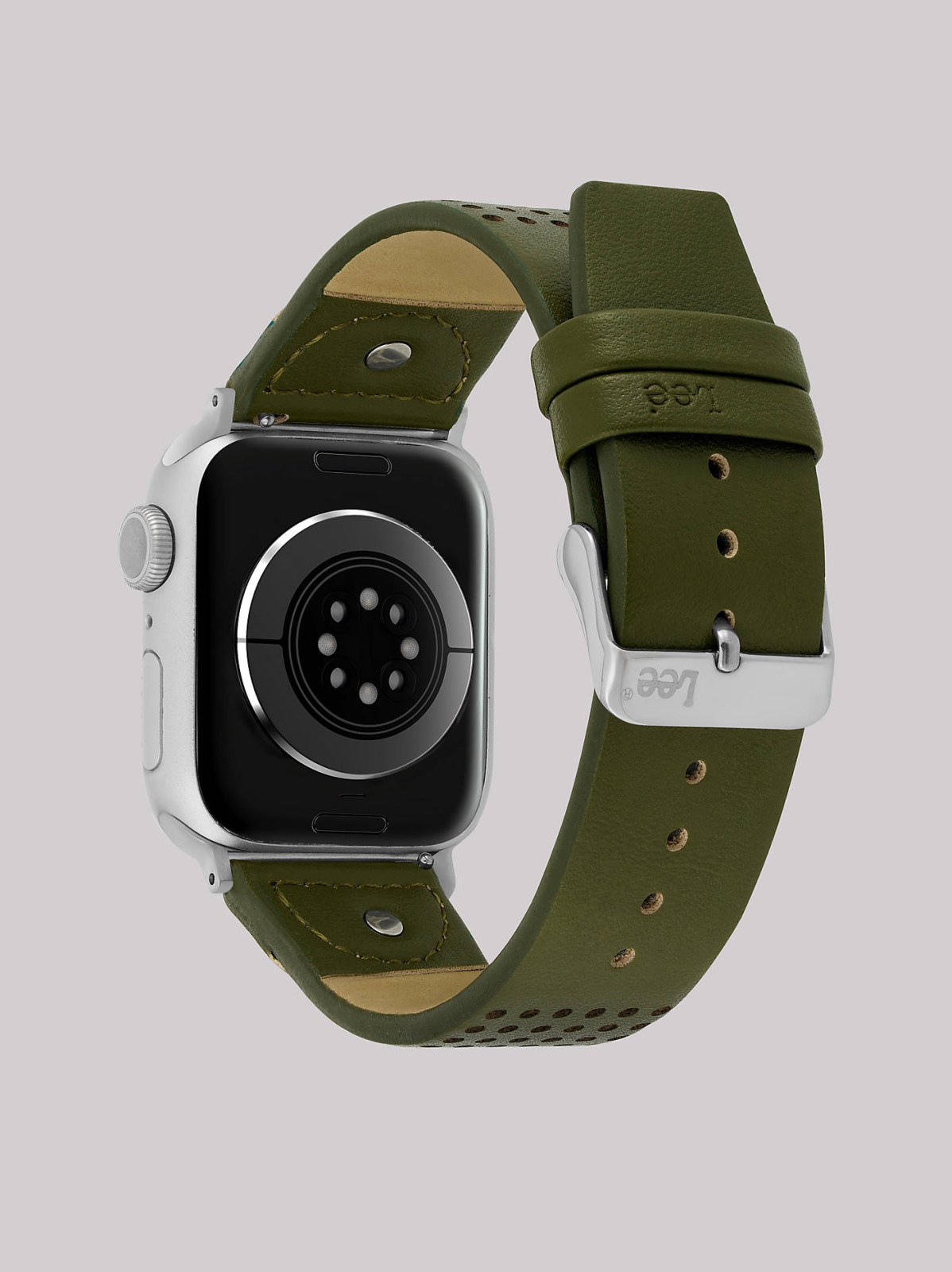 Perforated Vegan Leather Universal Watchband - view 3