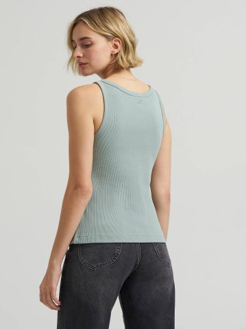 Women's Solid Ribbed Tank Top