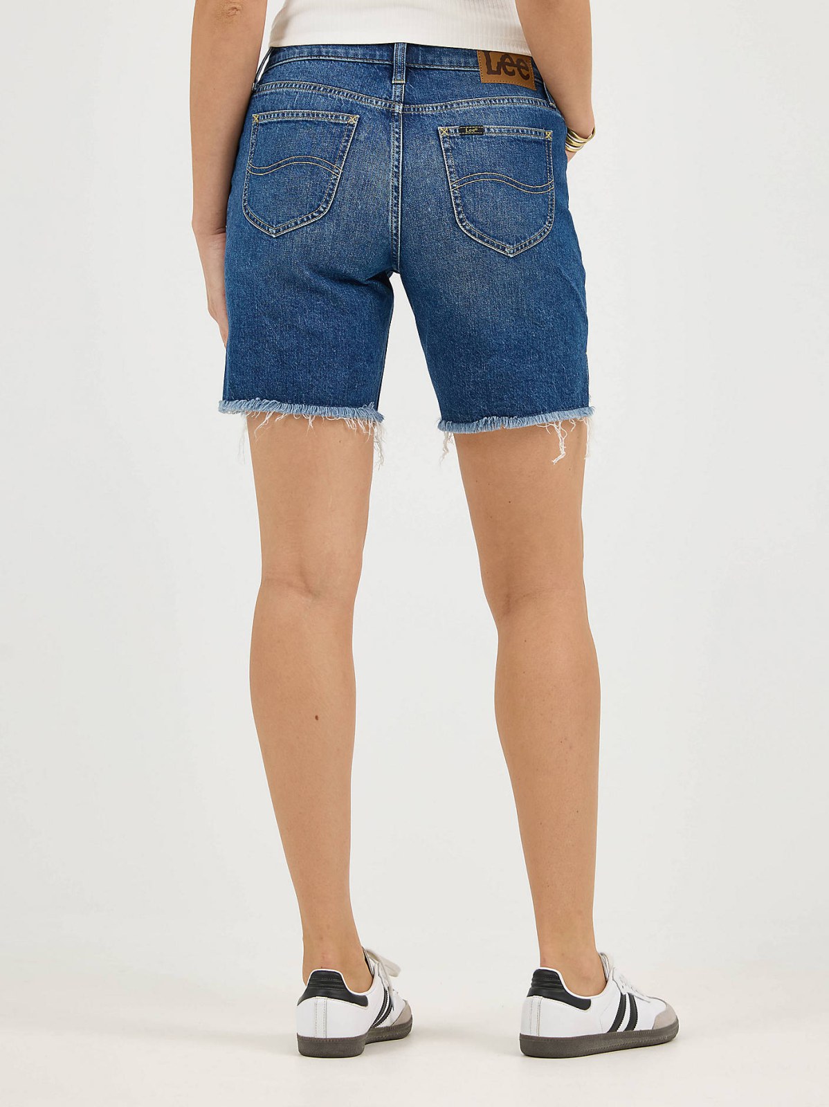 Women's Legendary Frayed Hem Side Slit Short - view 3
