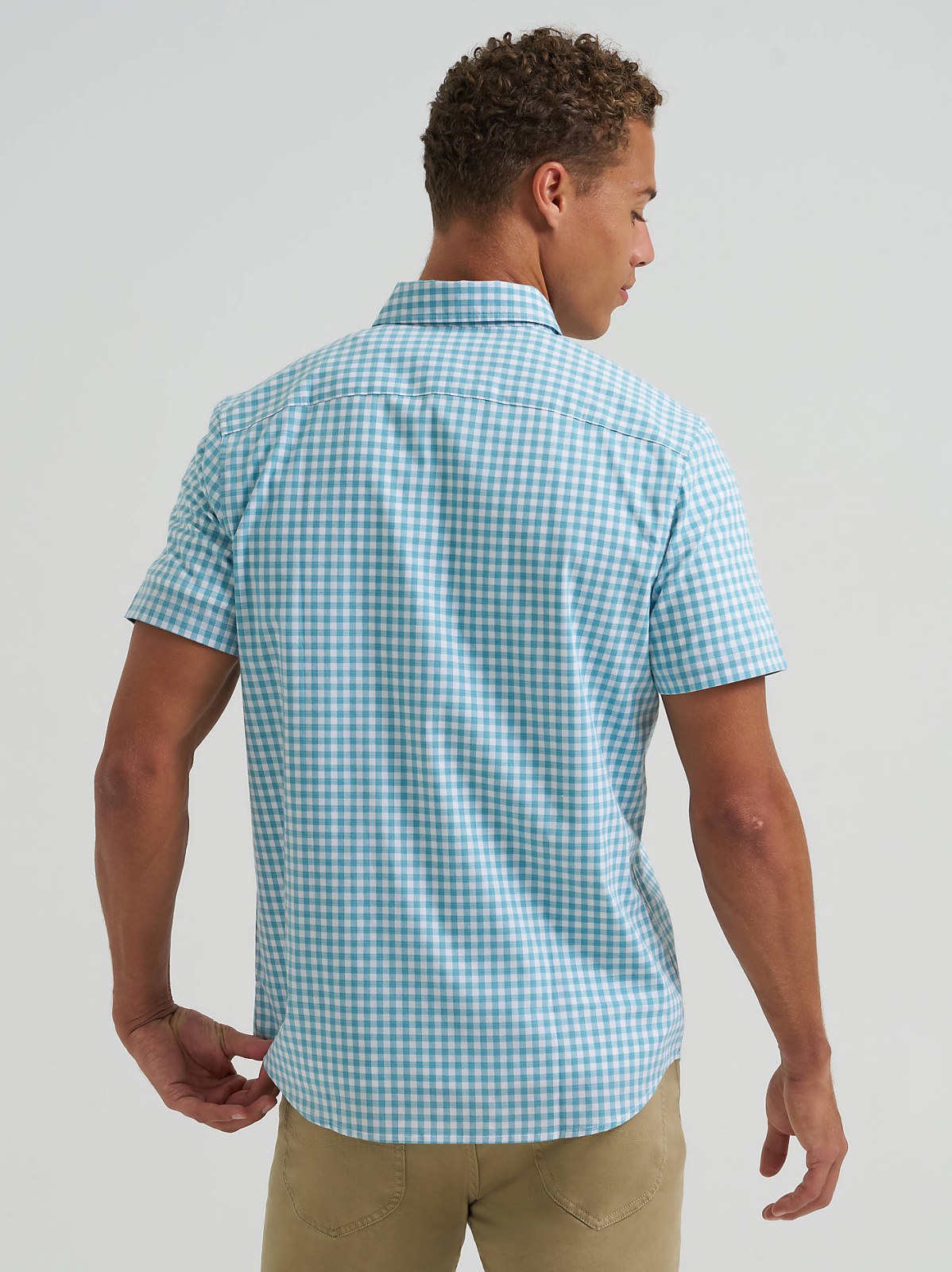 Men's One Pocket Plaid Button Down Shirt - view 2