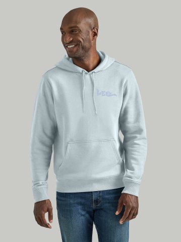 Men's Truest Blue Relaxed Graphic Hoodie Men's Truest Blue Relaxed Graphic Hoodie