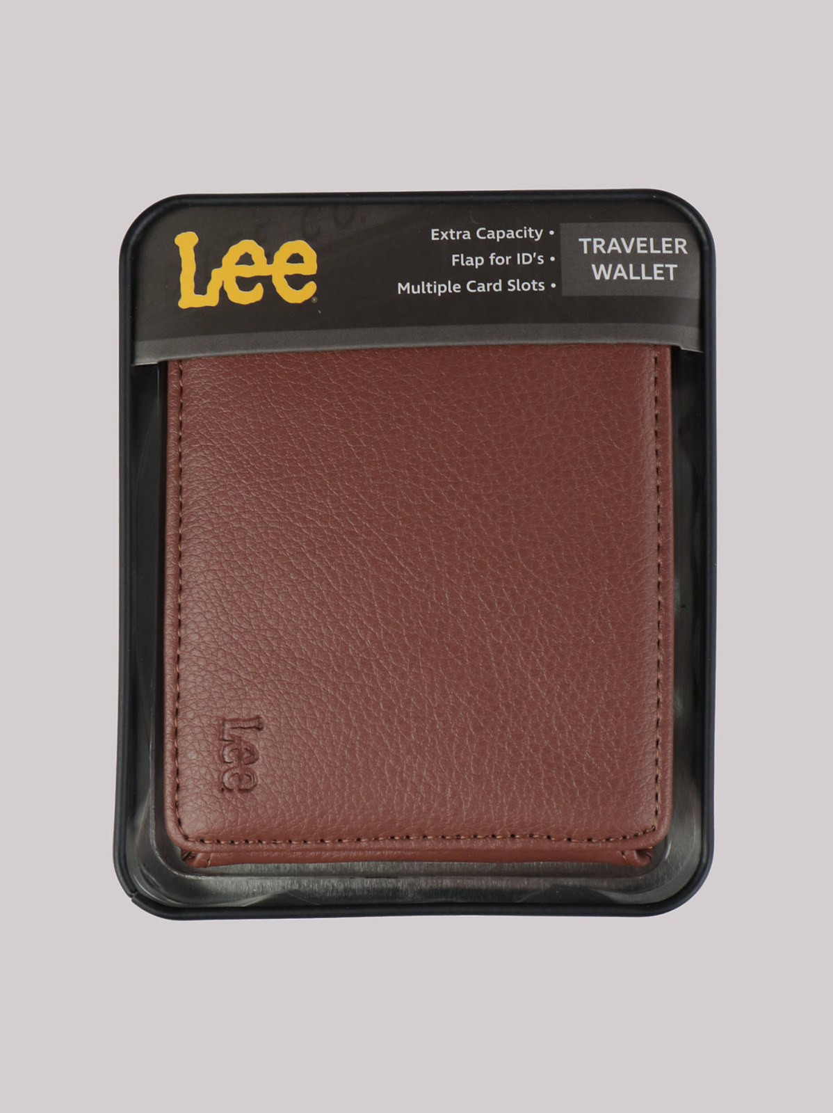Men's Embossed Logo Traveler Wallet - view 3