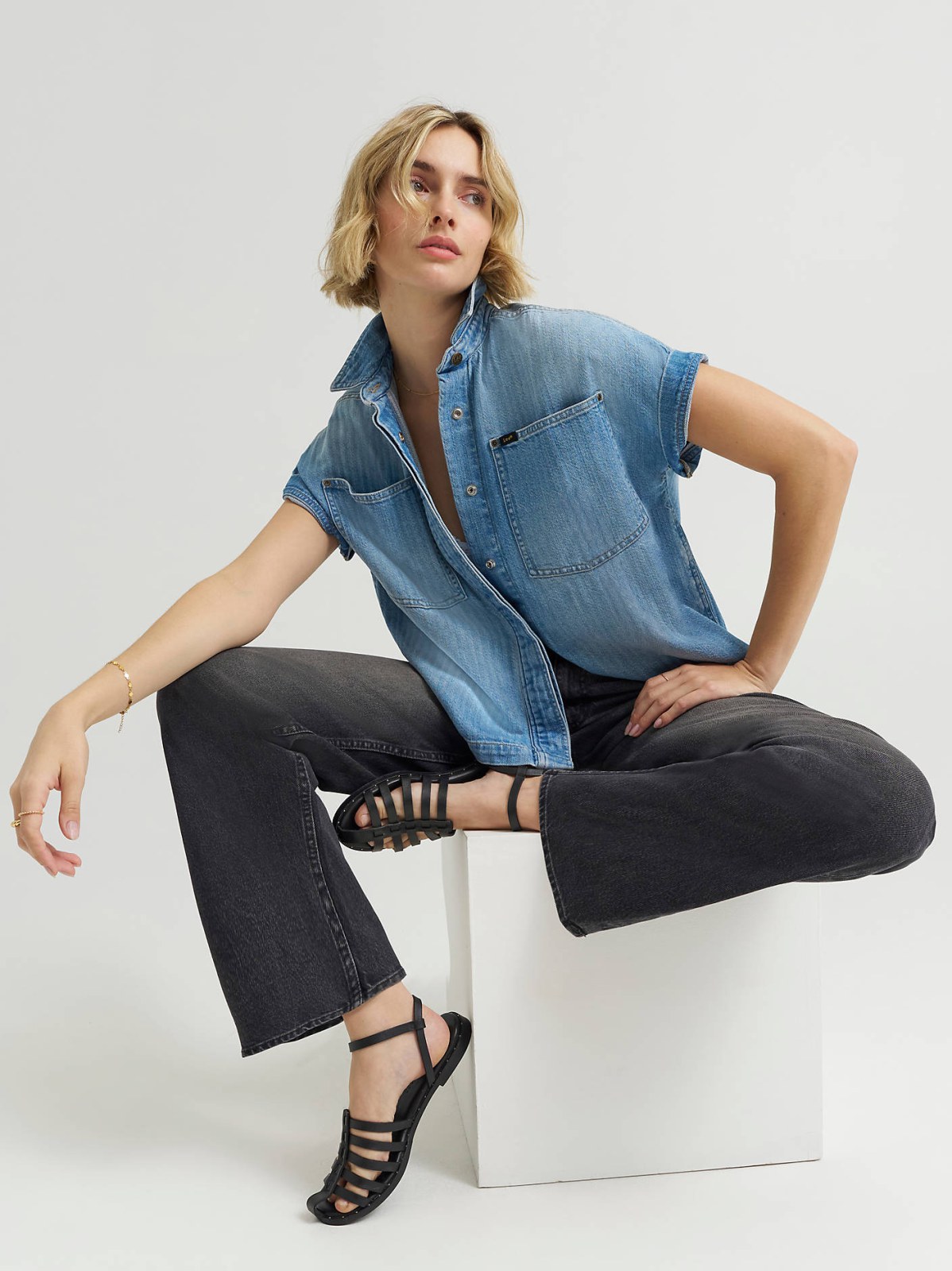 Women's Rolled Sleeve Utility Shirt - view 2