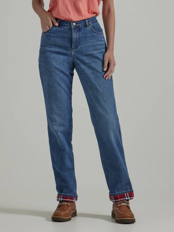 Women’s Relaxed Fit Fleece Lined Jean
