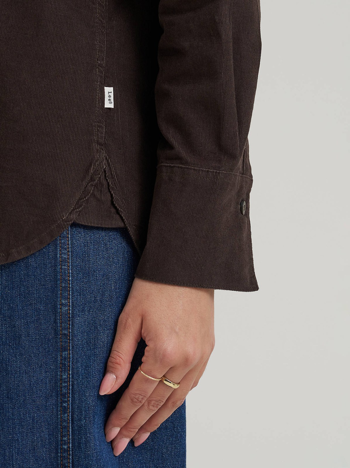 Women's Classic Button Down Corduroy Shirt - view 3