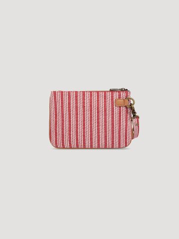 Women's Stripe Logo Wristlet Wallet