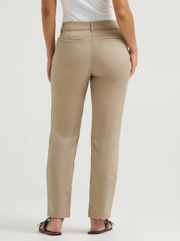 Women's Wrinkle Free Relaxed Fit Straight Leg Pant