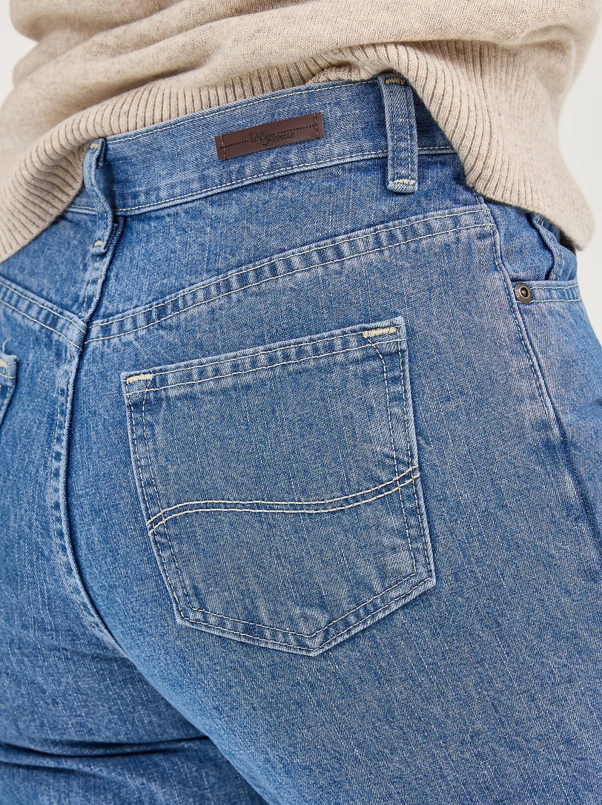 Women’s 100% Cotton Relaxed Fit Straight Leg Jean - view 5