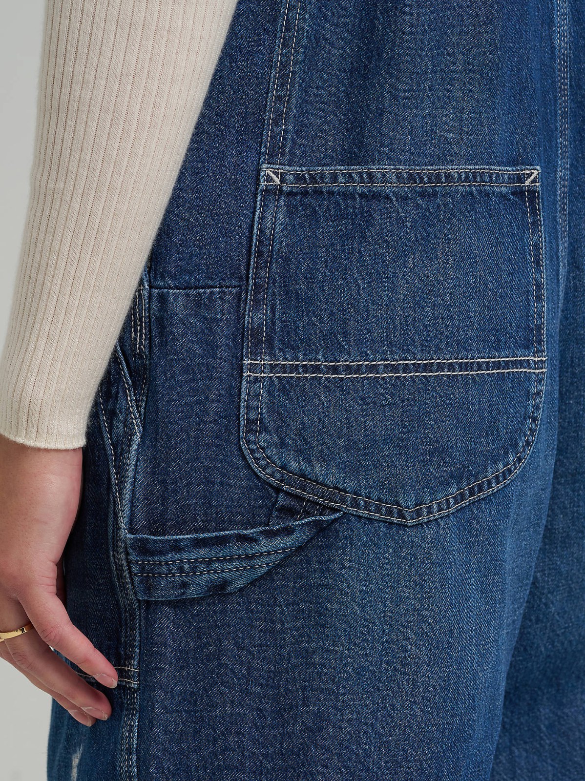 Women's Relaxed Straight Bib Overall - view 8