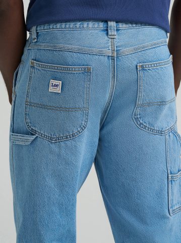 Men's 100% Cotton Loose Straight Carpenter Jean
