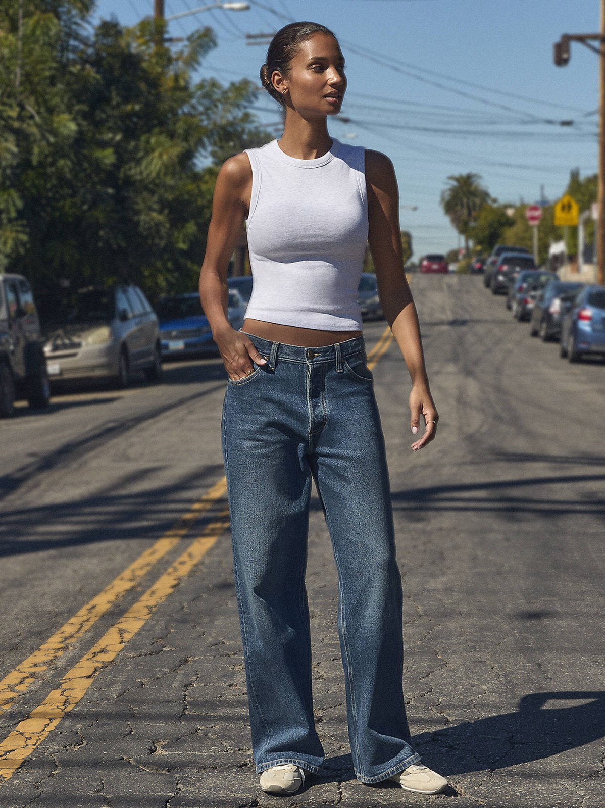 Women's Low Slung Baggy Jean