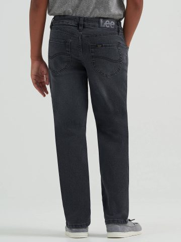 Boy's Regular Straight Stretch Jean