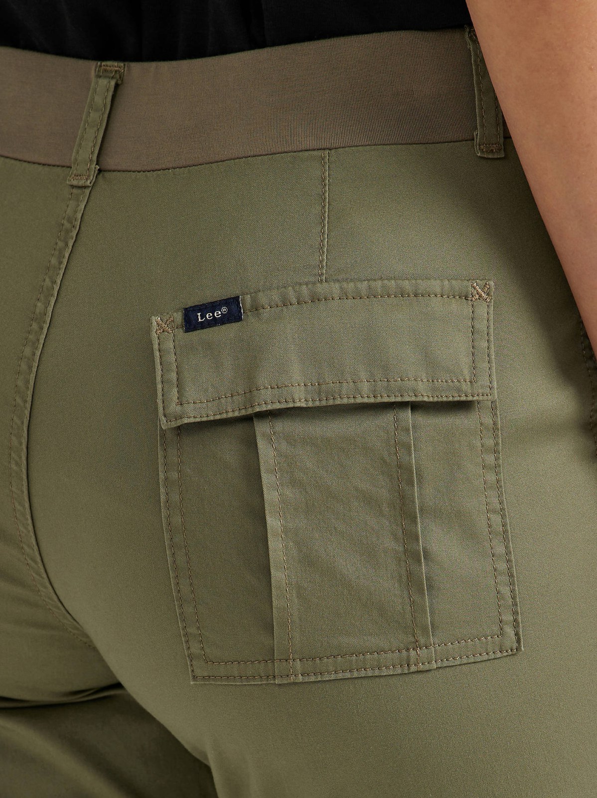 Women's Ultra Lux Comfort with Flex-to-Go Relaxed Fit Cargo Capri - view 5
