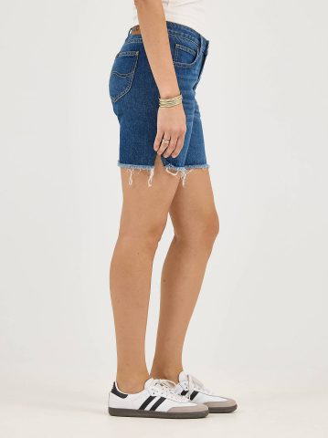 Women's Legendary Frayed Hem Side Slit Short