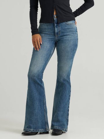 Women's High Rise Flare Jean