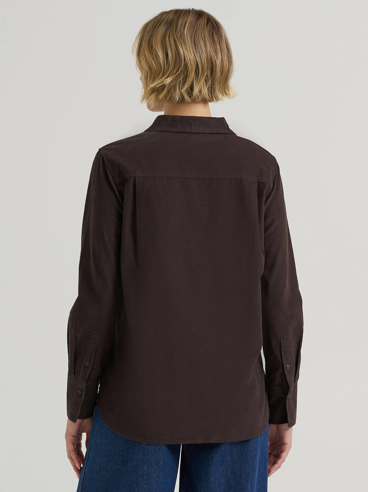 Women's Classic Button Down Corduroy Shirt - view 2