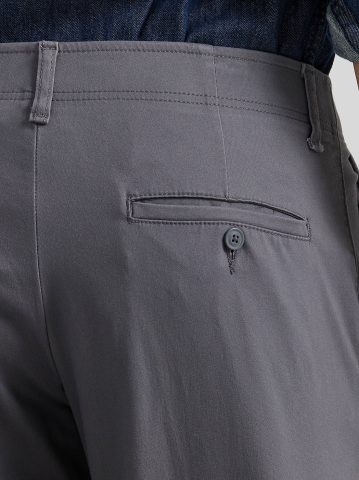 Men's Extreme Motion Flat Front Khaki Pant
